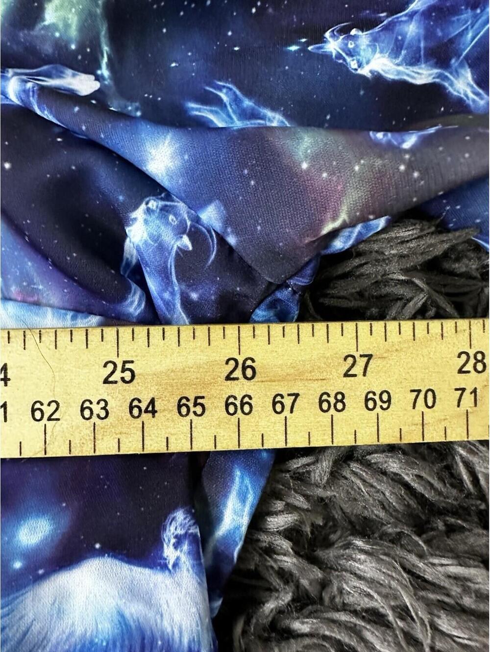 Torrid Harry Potter Patronus Button Up Shirt Womens Plus Size 3 3X Galaxy NWT - Picture 11 of 13